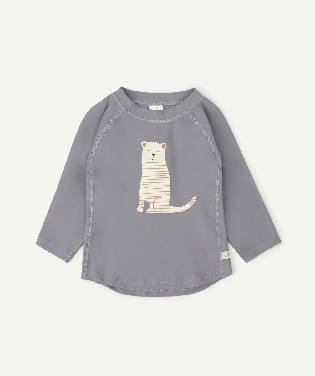 LASSIGT-SHIRT TIGRE MANCHES LONGUES ANTI-UV BÉBÉ