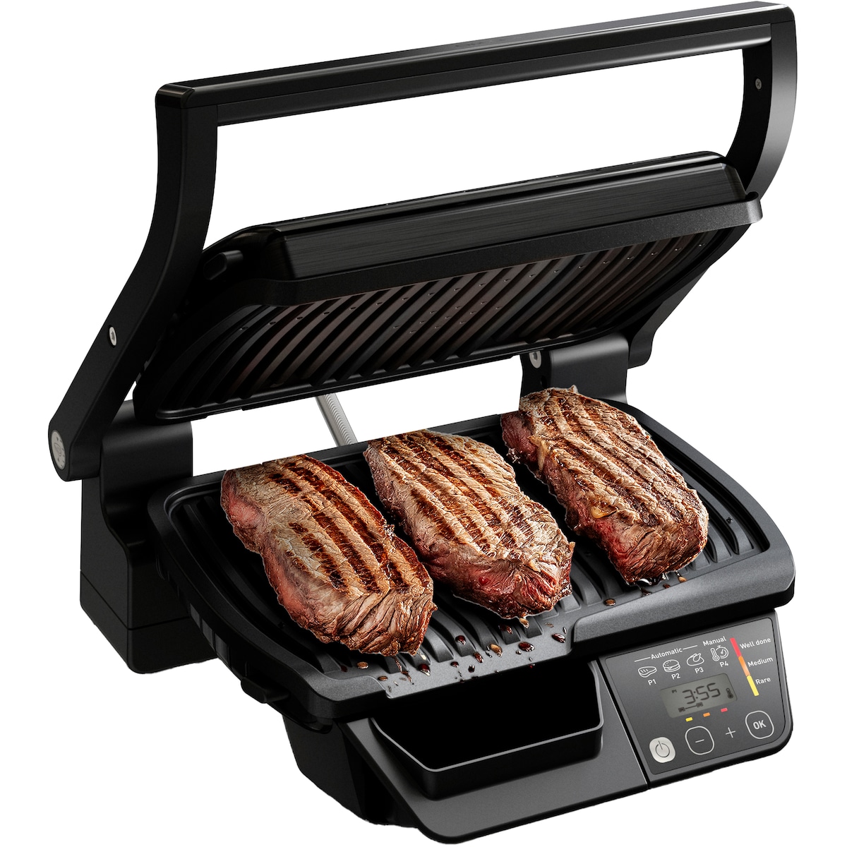 OBH Nordica OptiGrill Start 3 Prog bordgrill GO7P08S0 (sort)
