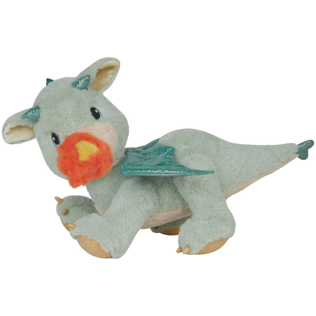olli ella knuffeldraak dinkum dragon - blaze green - 32 cm