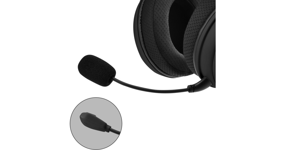 SharkoonSKILLER SGH25 over-ear gaming headset  (Zwart, Pc, PlayStation 5, Xbox Series X|S)