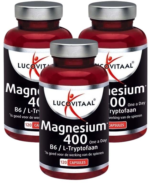 Lucovitaal Magnesium 400 mg L-Tryptofaan 360 capsules