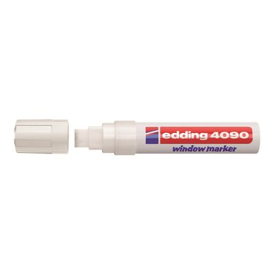 Edding 4090 - Marqueur craie liquide - 4-15 mm - blanc