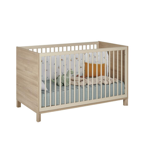 Lit bébé 70x140 CALYPSO Chêne du bocage - GALIPETTE