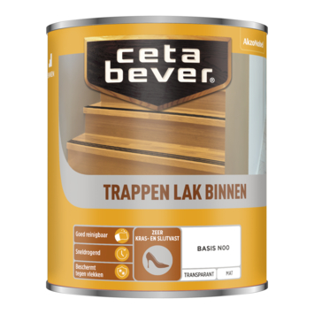 CetaBever trappenlak transparant mat 750 ml