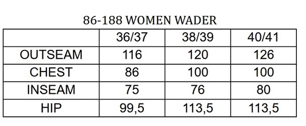 Waders Femme Behr Neoprene 4mm