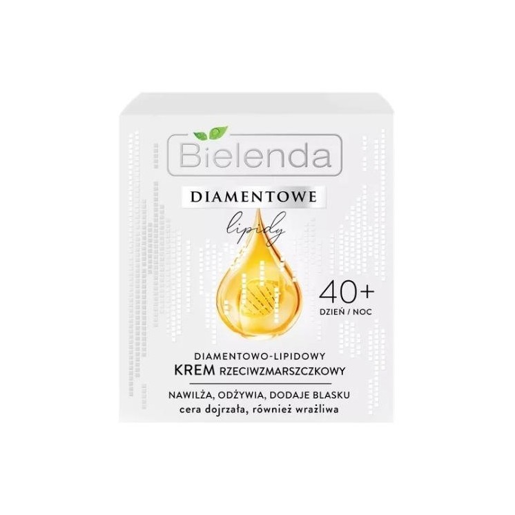 Bielenda Diamentowe Lipidy diamant-lipiden anti-rimpelcrème 40+ dag/nacht 50 ml