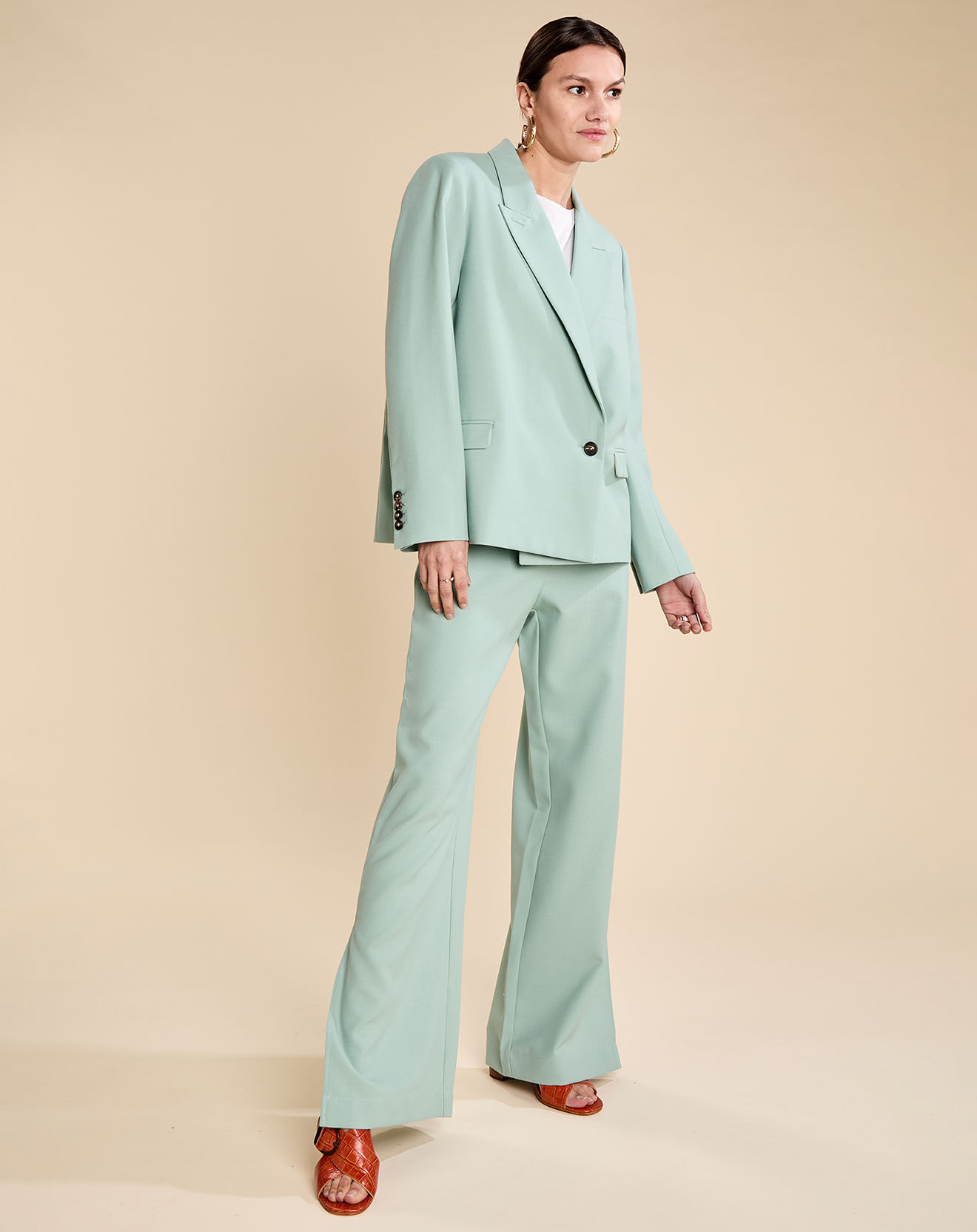 Bellerose Pantalon flare Davy thym
