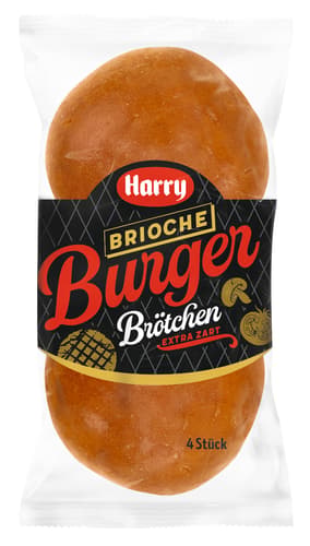 Harry Brioche Burger Brötchen 4er