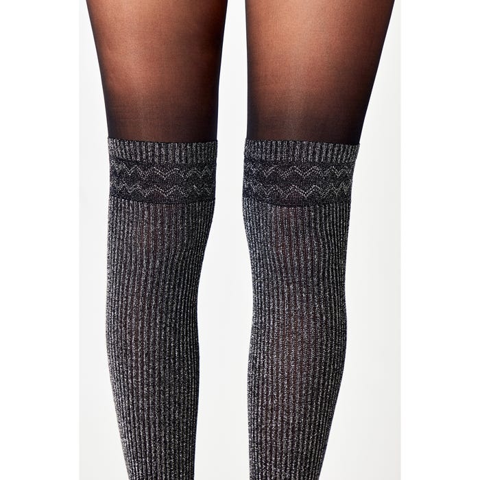 inSua-Panty glitter fake overknee Indus - InSua