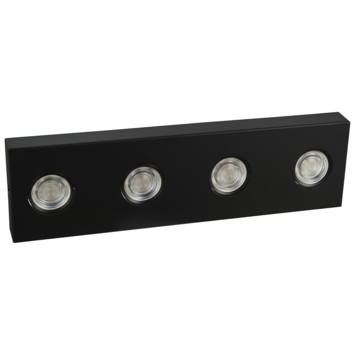 GAMMA opbouwspots Bellagio 4-lichts zwart