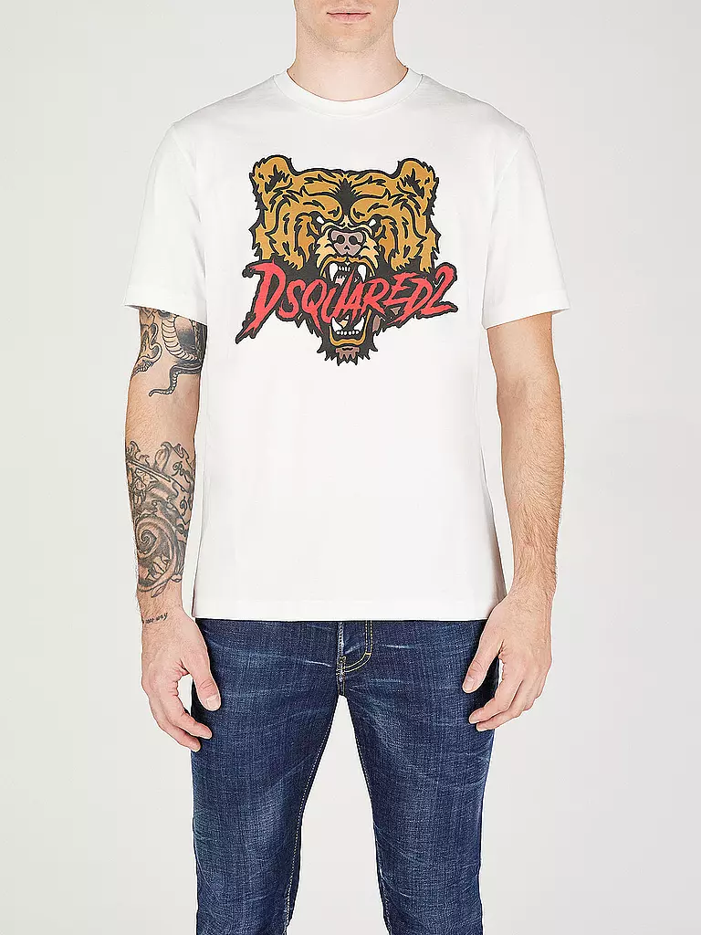 DSQUARED2 T-Shirt  weiss