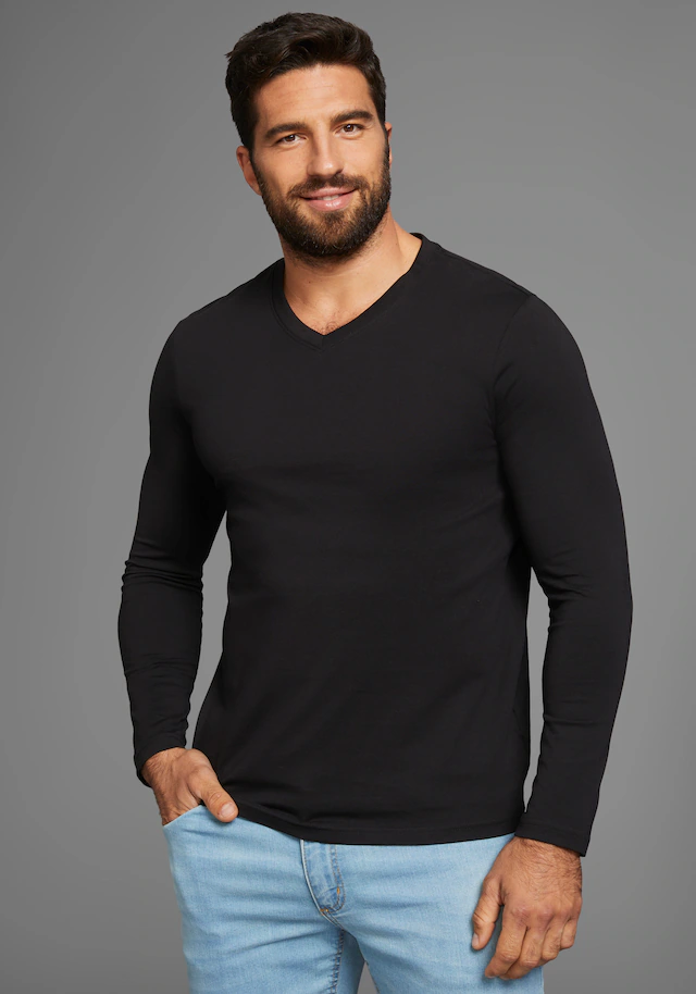Man's World Langarmshirt auch zum Unterziehen