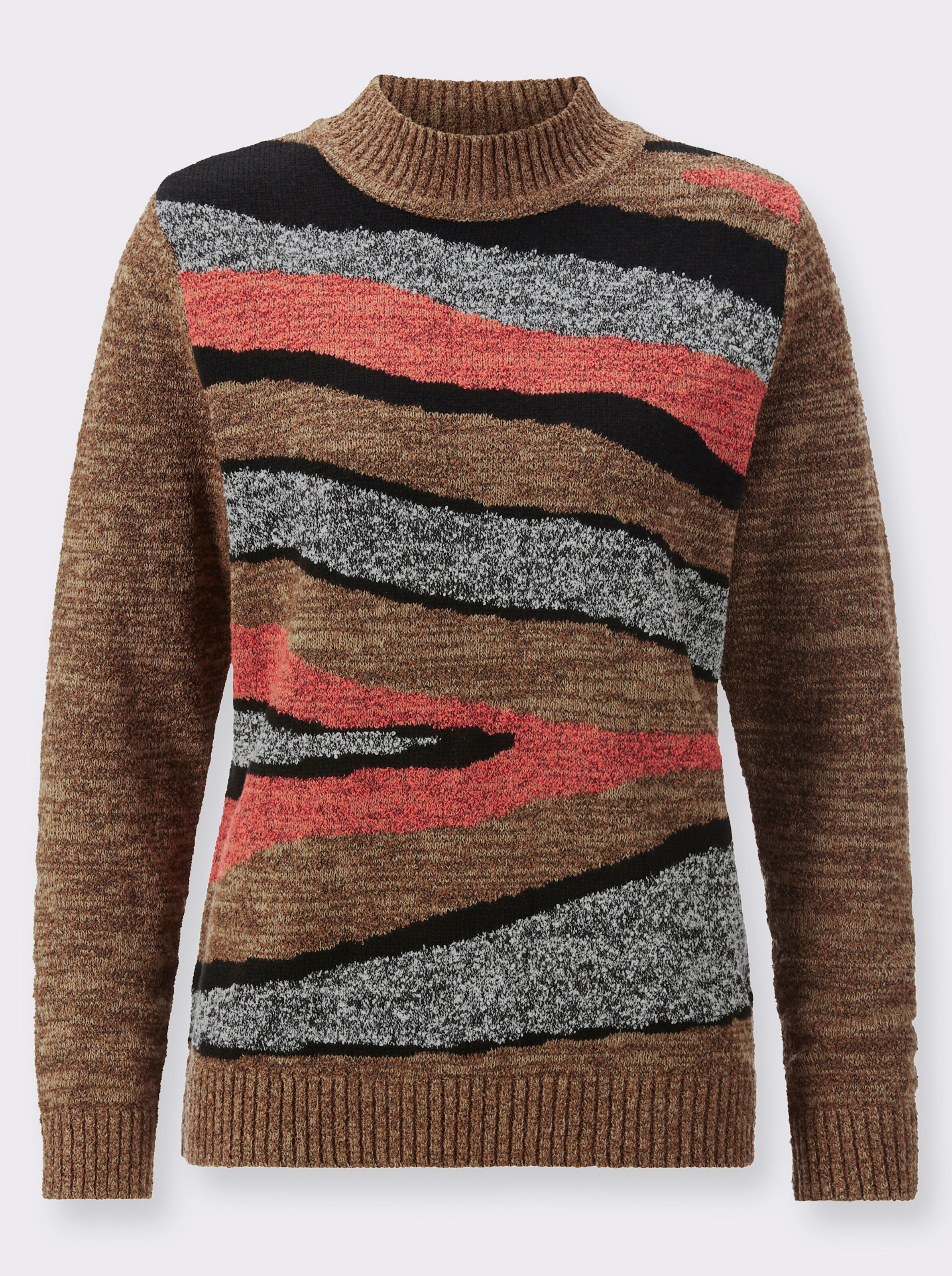 Stehkragenpullover
