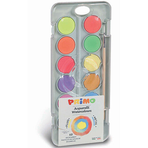 Primo waterverf tablet metallic en neon