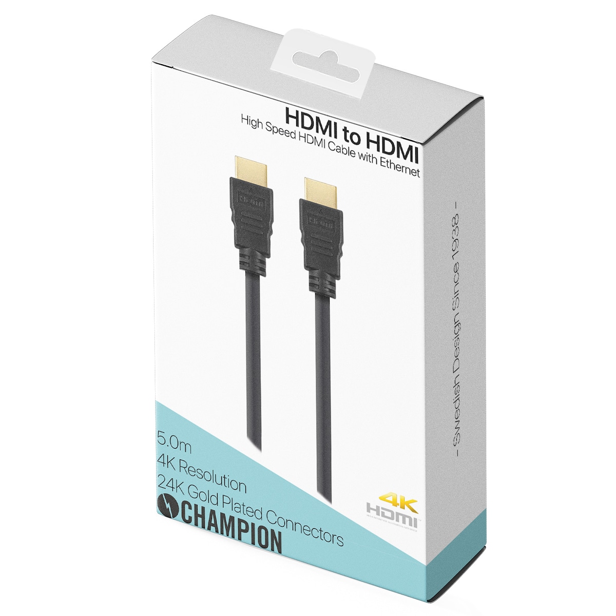 Champion HDMI-kabel Ha-Ha Svart 5,0m