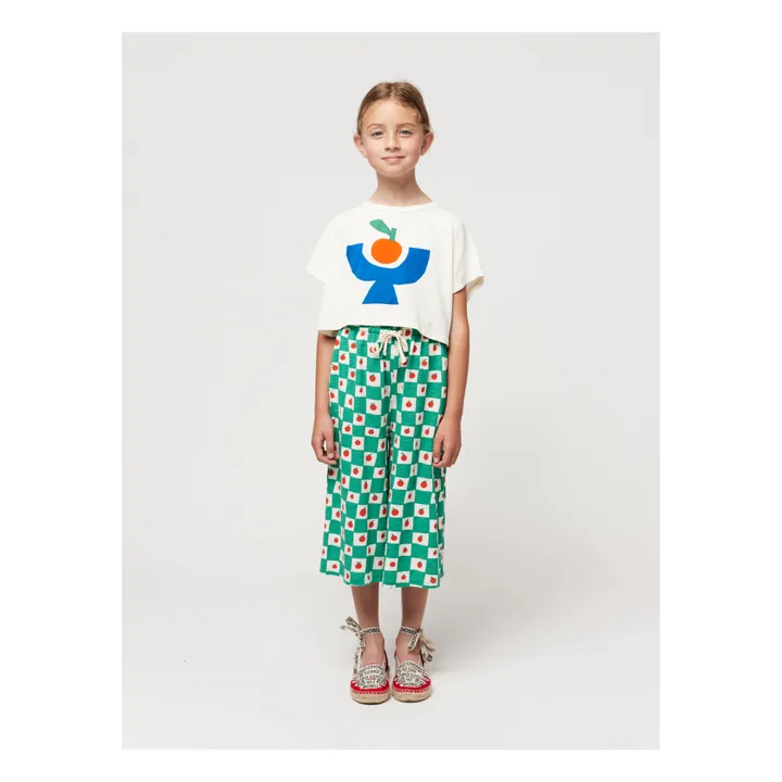 Bobo Choses Jupe-Culotte Maille Coton Bio Tomates | Vert