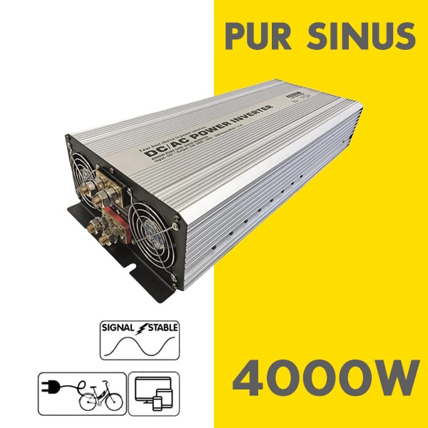 Convertisseur 12V 4000W Pur Sinus HABA