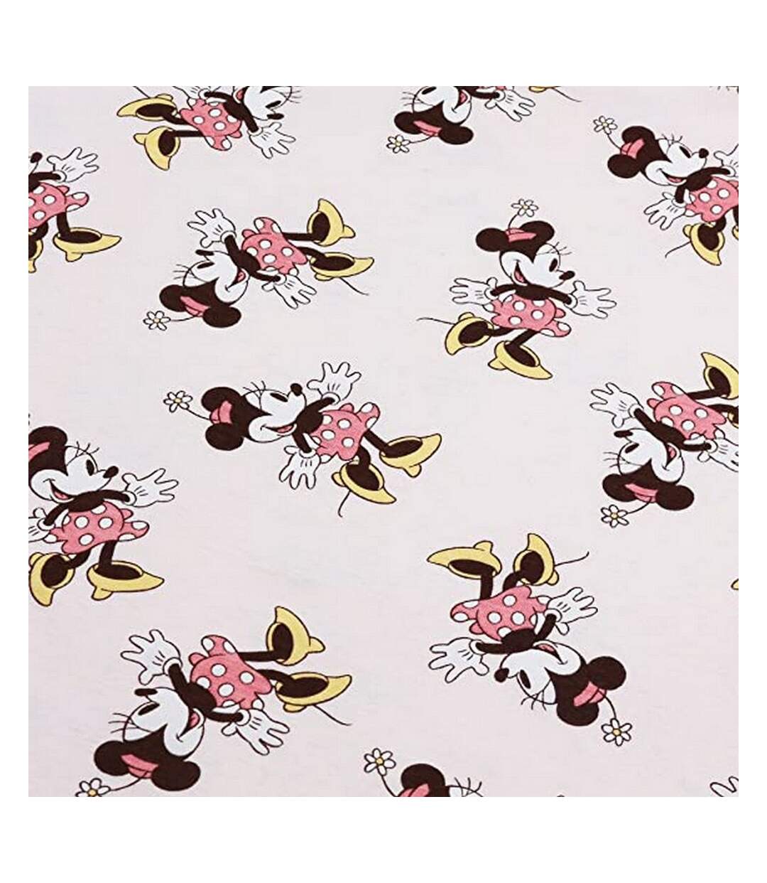 Disney - Ensemble de pyjama long JAZZ - Femme (Blanc cassé / Rose / Jaune) - UTTV820