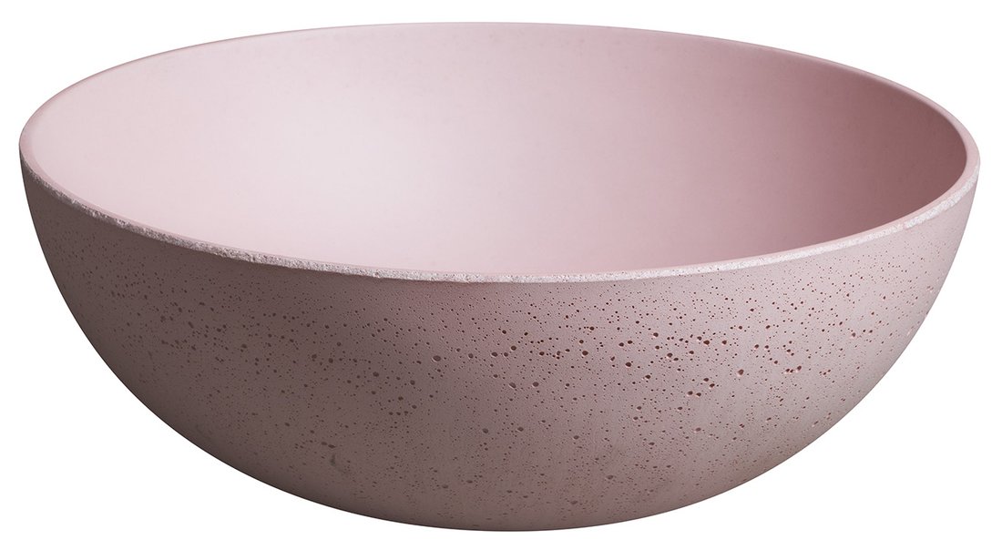 Sapho Formigo betonnen waskom 39cm roze