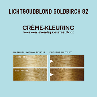 Guhl Pearlance Intensieve Crème-Kleuring N82 Lichtgoudblond Goldbirch 115ML
