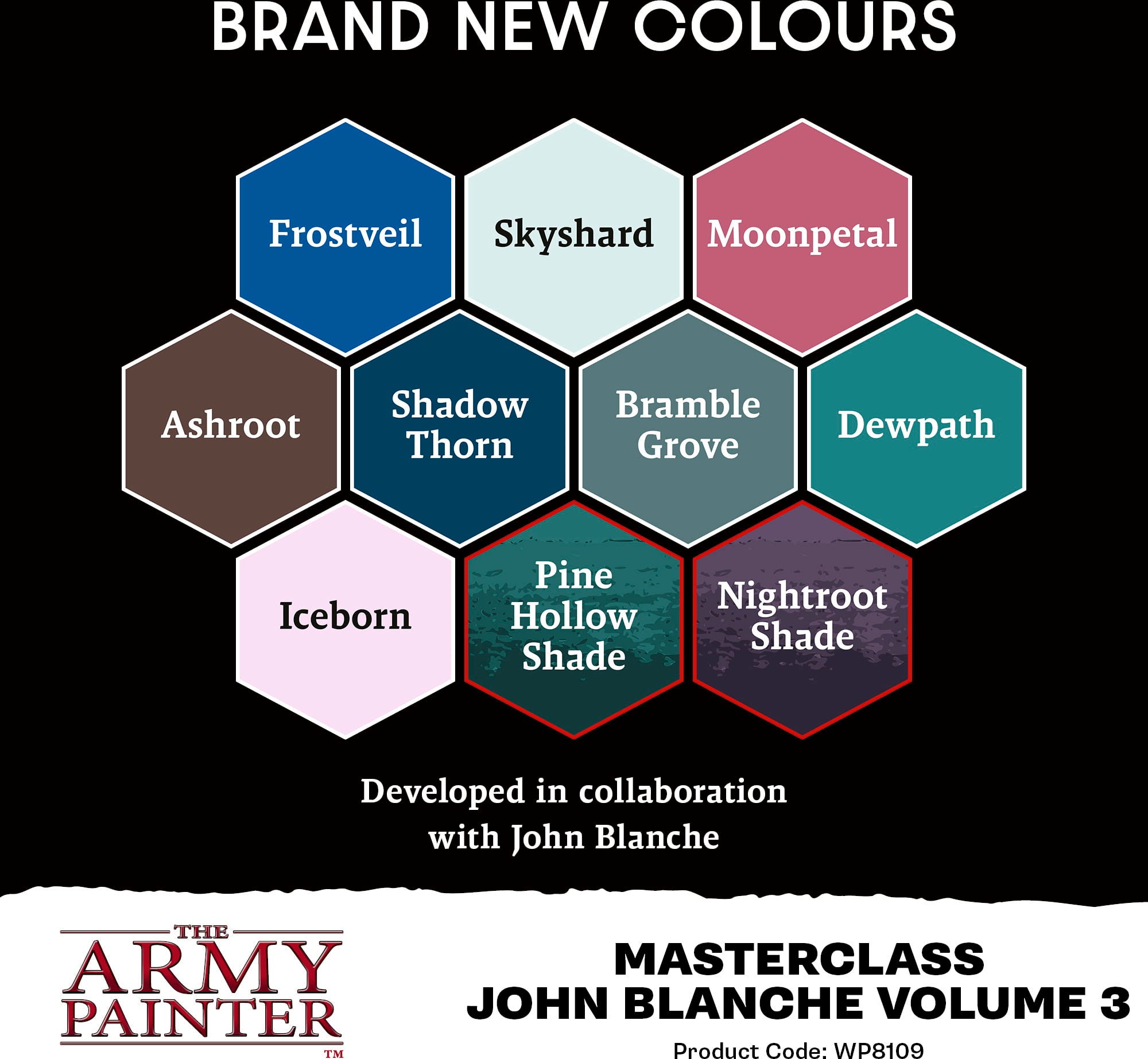 The Army Painter  Masterclass: John Blanche Vol. 3    Frost, Schatten & geisterhafte Stille: Kühle Grimdark-Farbpalette