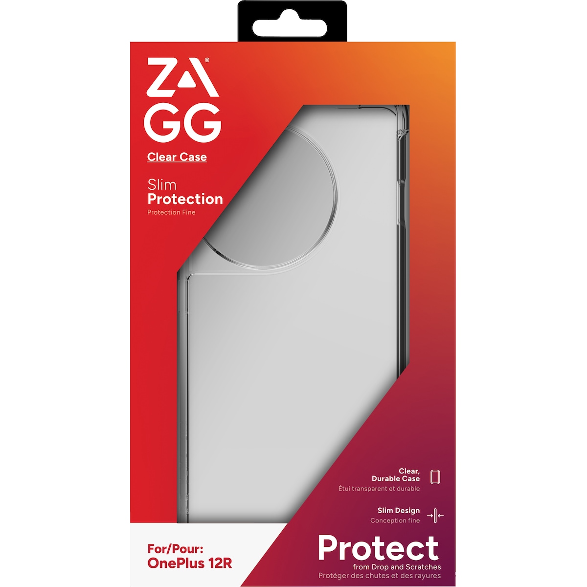 Zagg OnePlus 12R gjennomsiktig deksel