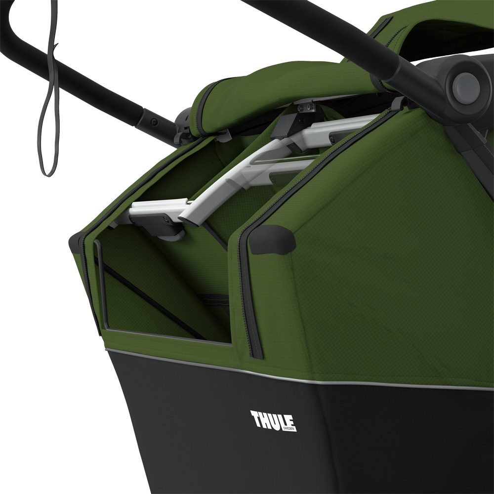 Thule Chariot Cab Fahrradanhänger 2 Sitzer cypress green 2022