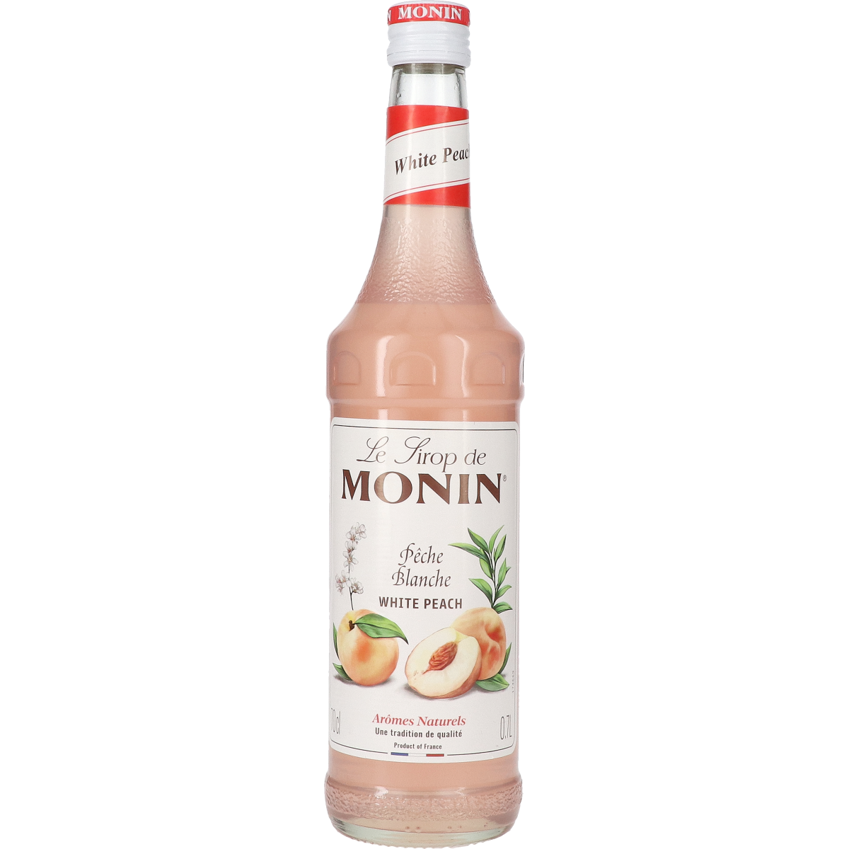 Monin White Peach - Witte perzik Siroop 70 cl