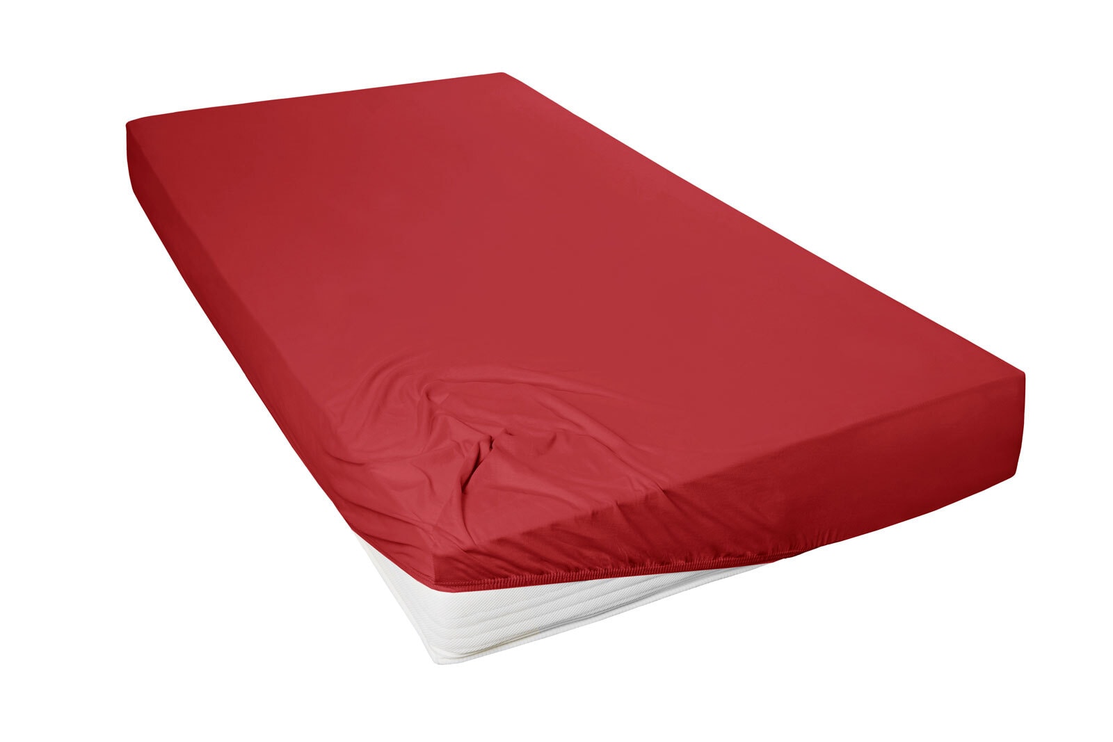 Vario Spannbetttuch 90/100 x 200 cm rot