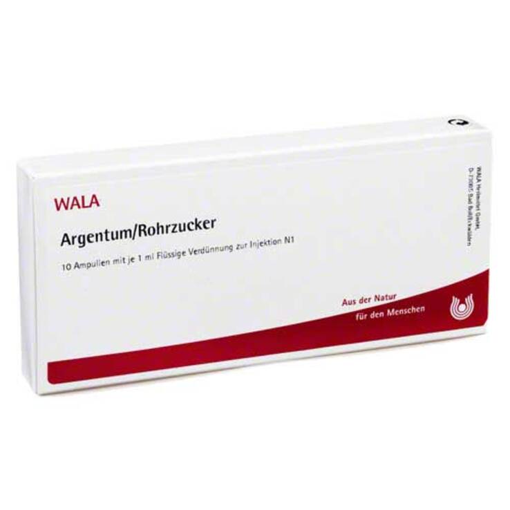 Argentum / Rohrzucker Ampullen, 10X1 ml
