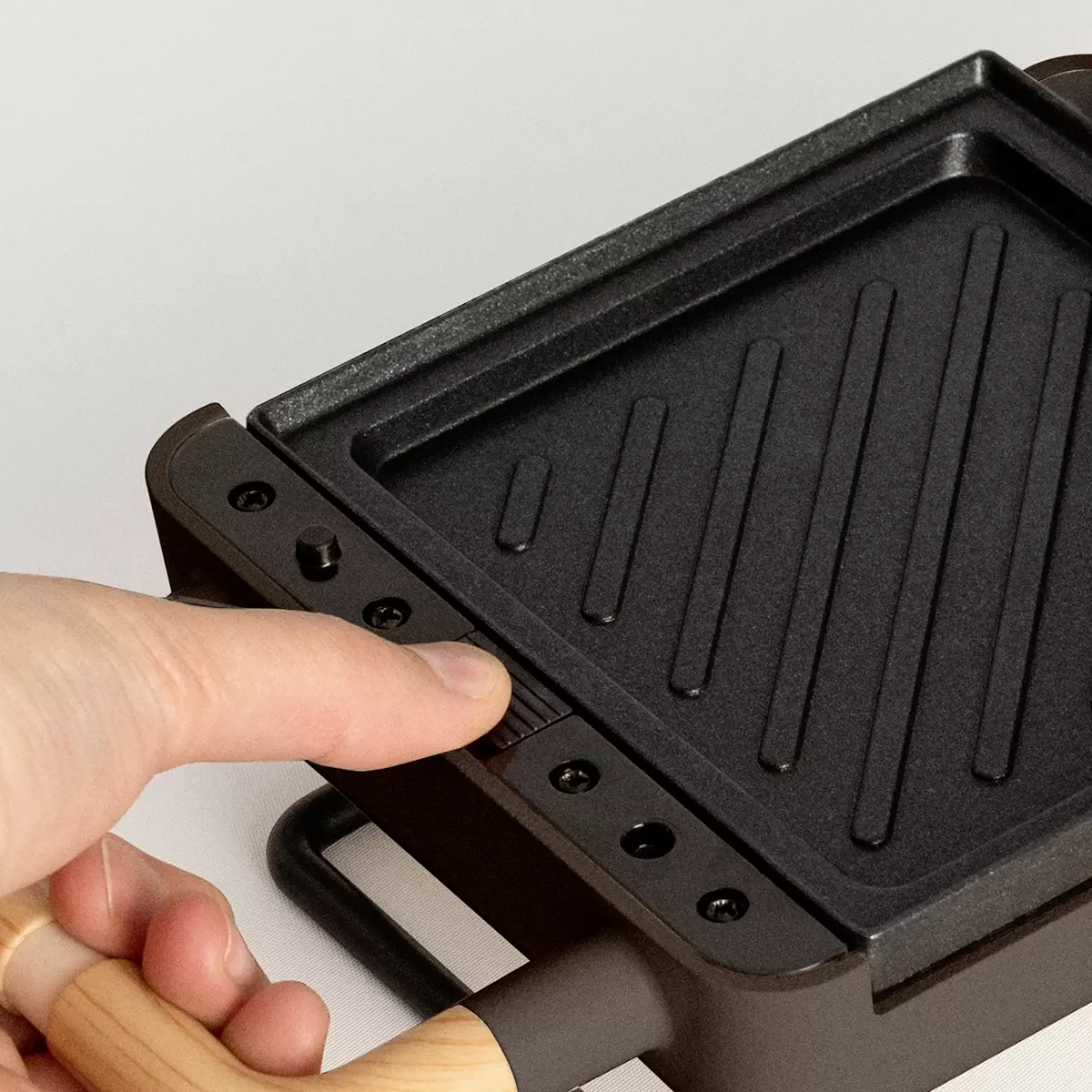 Sandwich- und Waffeleisen STONE 2 IN 1 COMPACT Pastelblau