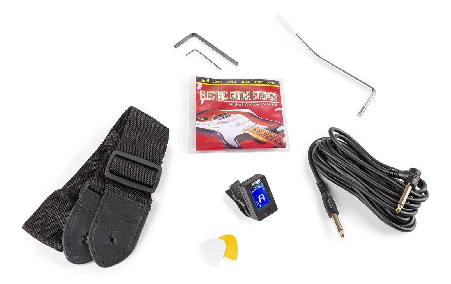 E-Gitarre »GigKit Sunburst« Holzart: Linde