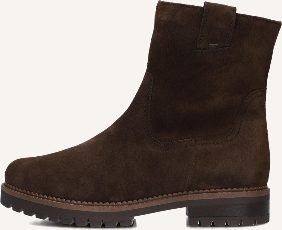 GABOR Enkelboots Dames 723.2 Maat: 42 Materiaal: Suède Kleur: Bruin