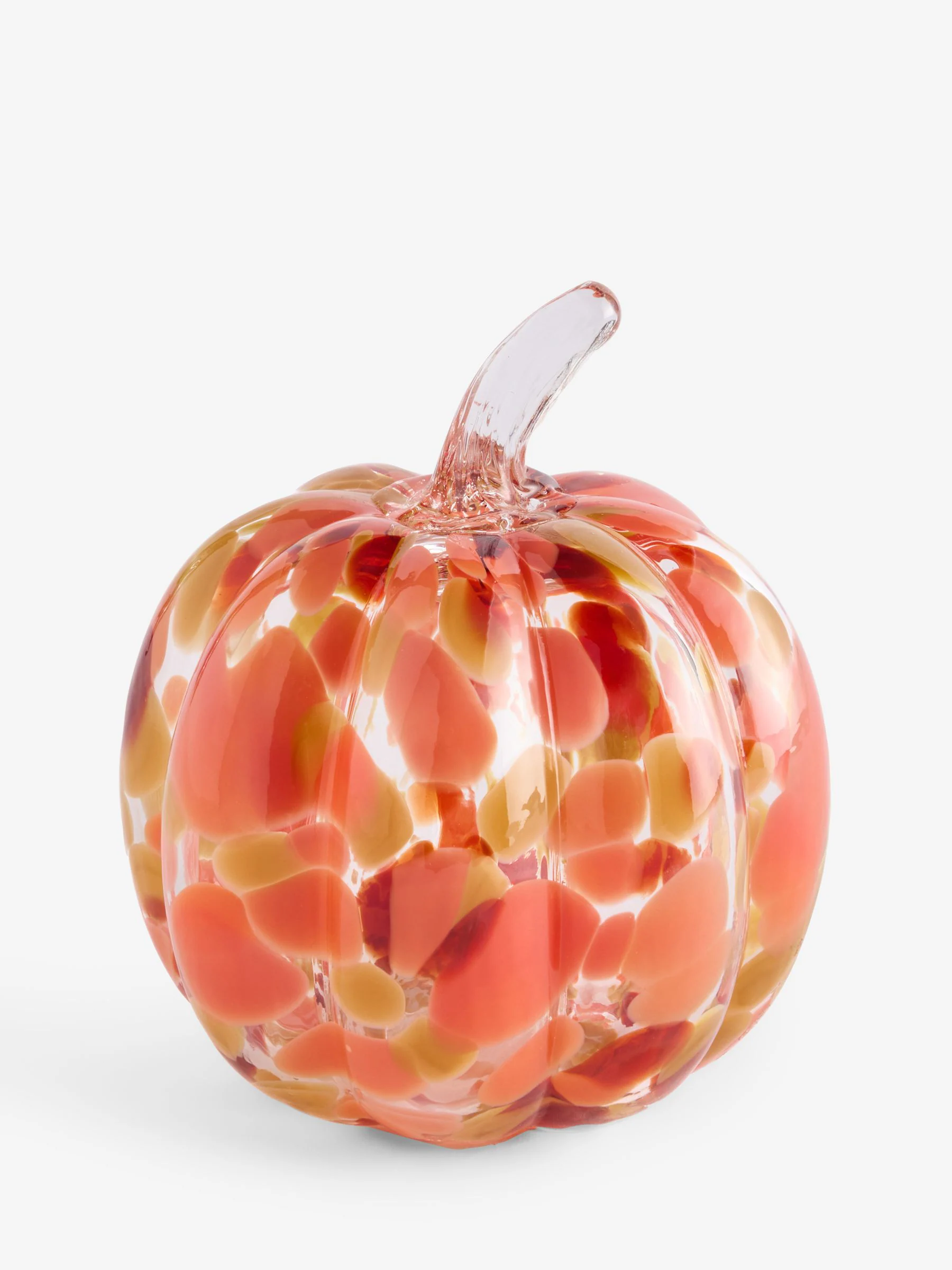 Decoratieve mini-pompoen van confettiglas