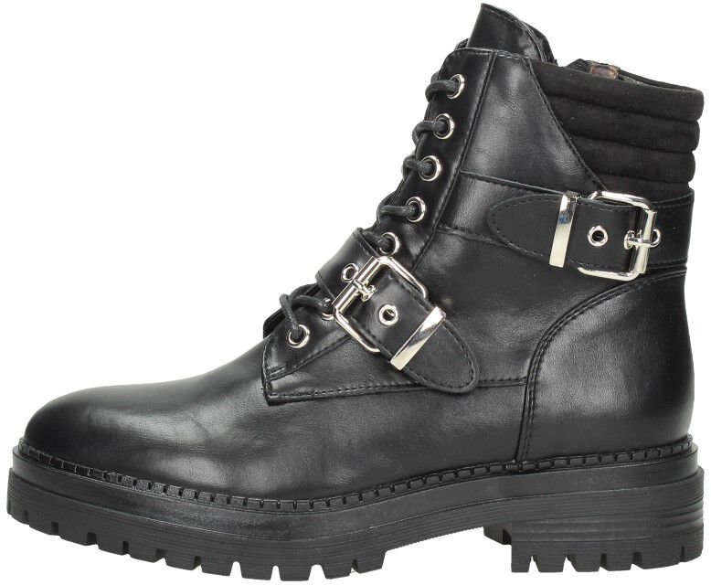 Sub55 Veterschoenen Hoog zwart