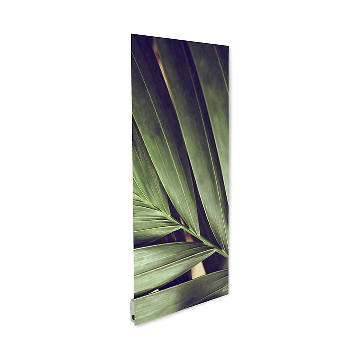 Radiateur électrique à rayonnement Ilo Emeraude en verre Design Feuille de Palmier 750W