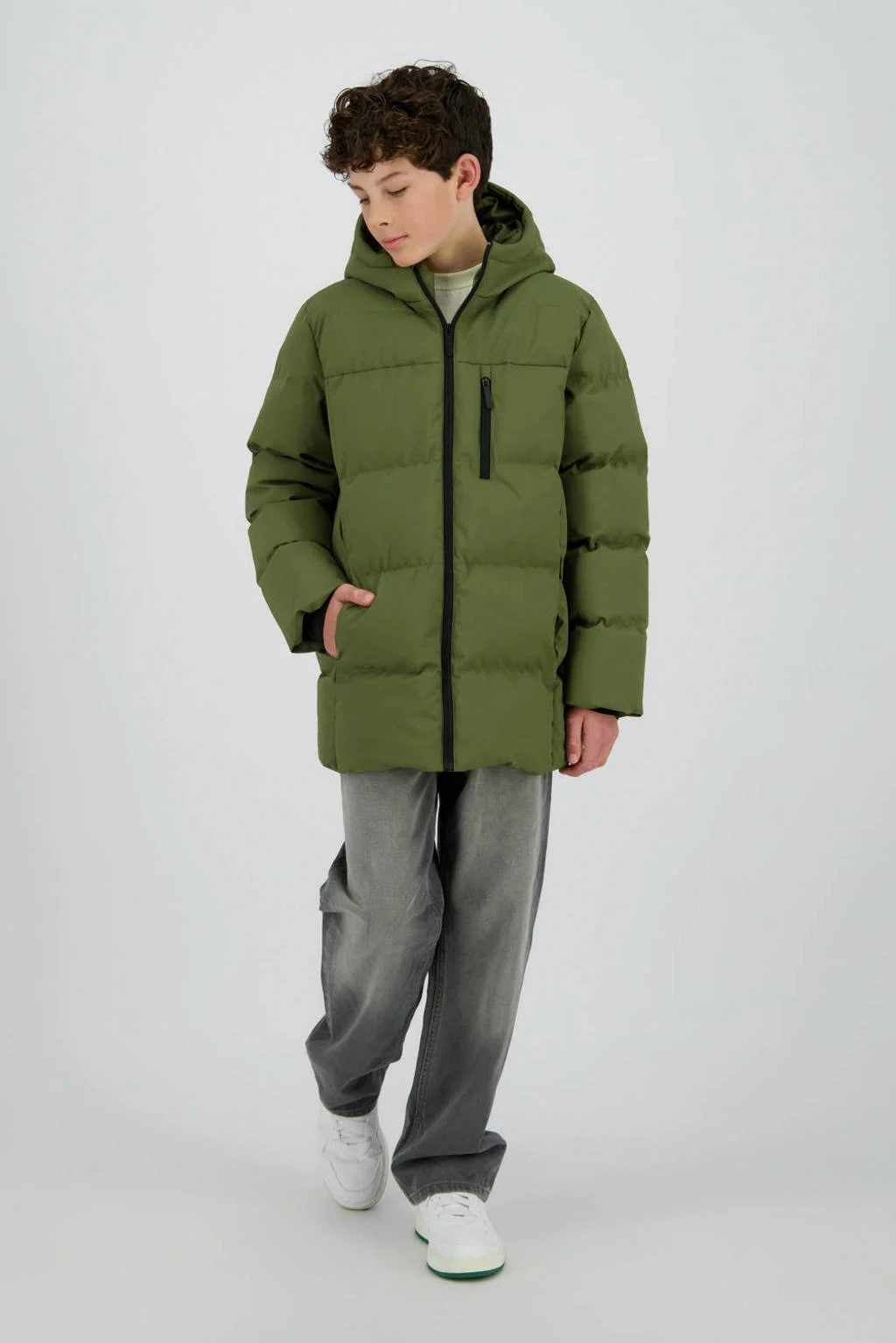 Raizzed parka donkergroen
