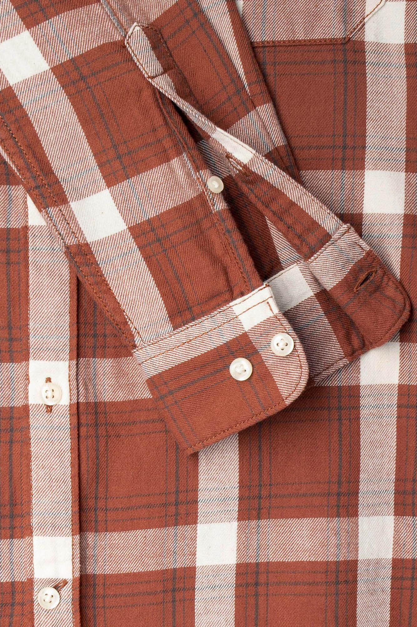 camisa xadrez de algodão