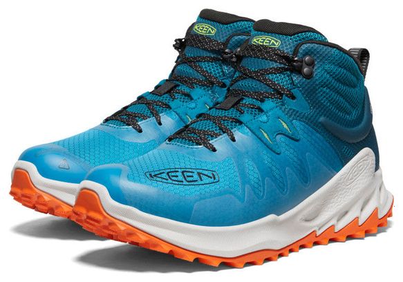 Chaussures de Randonnée Keen Zionic Waterproof Mid Bleu
