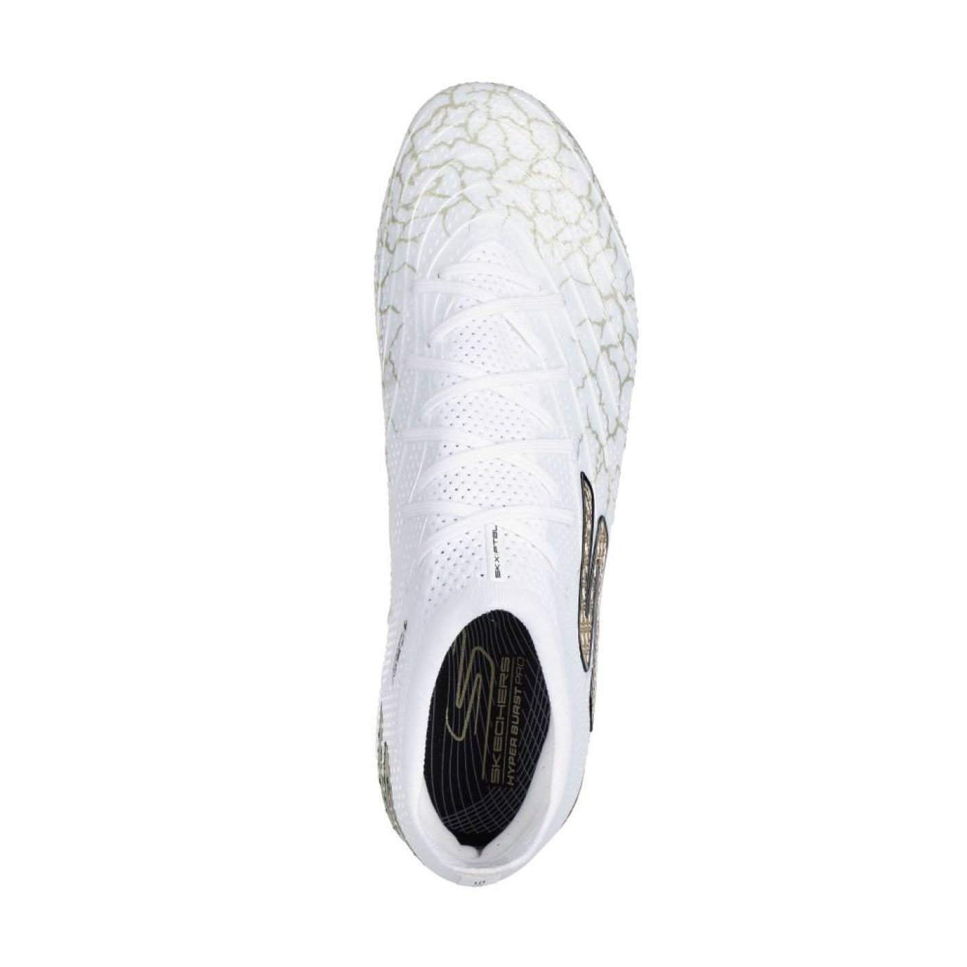 Skechers SKX_1.5 Elite Gras Voetbalschoenen (FG) Wit Goud Zwart