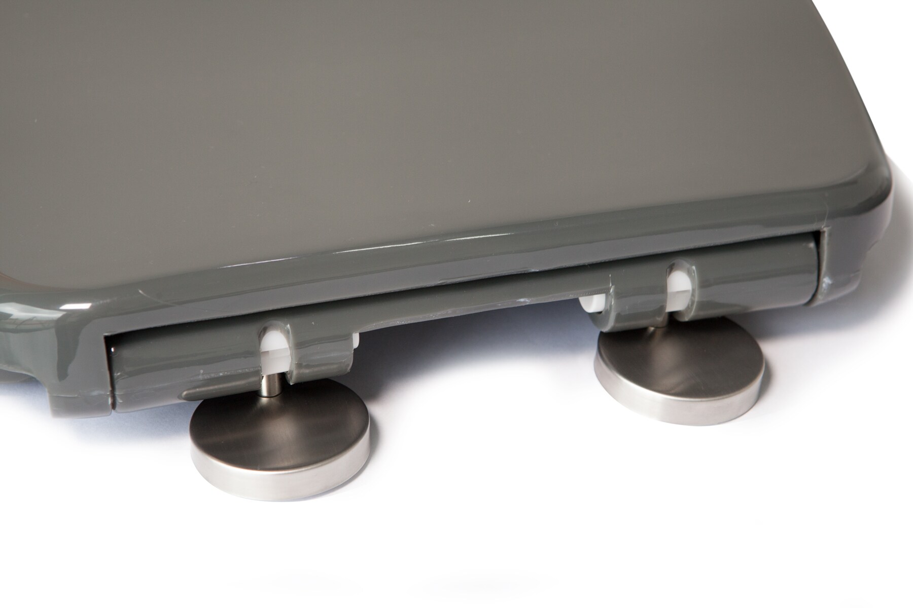 Jet-Line WC Sitz Deckel Toilettensitz Softclose anthrazit Jet-Line Klobrille Bad Click Toilettendeckel WC Bad