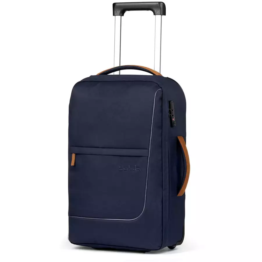 Satch Flow - 2-Rollen Kabinentrolley S 54 cm pure navy