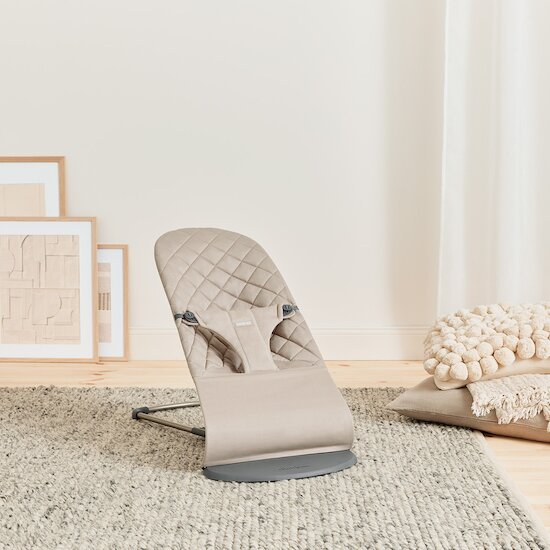 Transat Bliss Tissé   Classique Gris sable        de               BabyBjörn