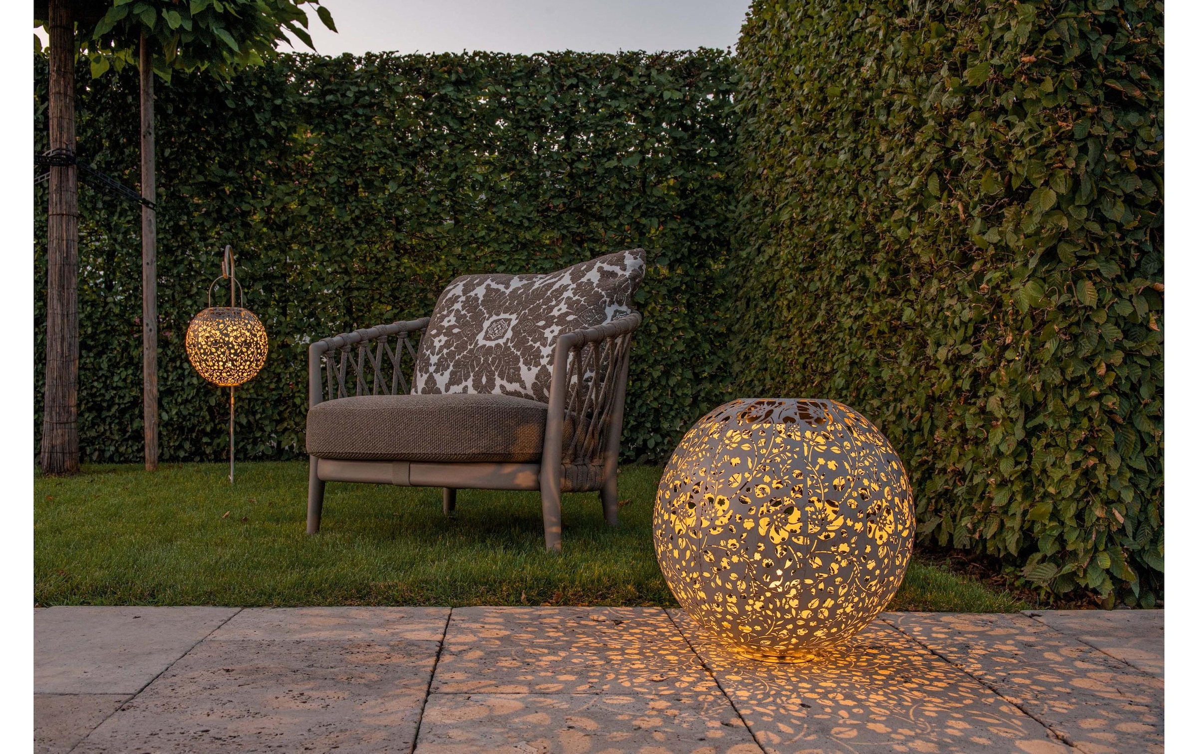 STT LED Gartenleuchte »Flower 30« Warmweiss