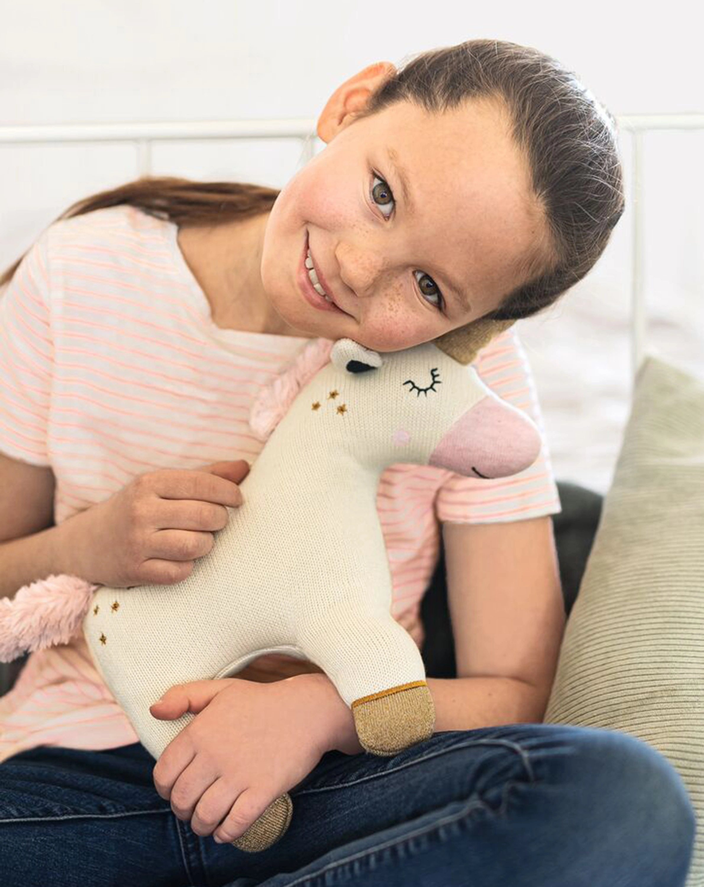 Kuscheltier EINHORN STERNENSTAUB (30x27)
