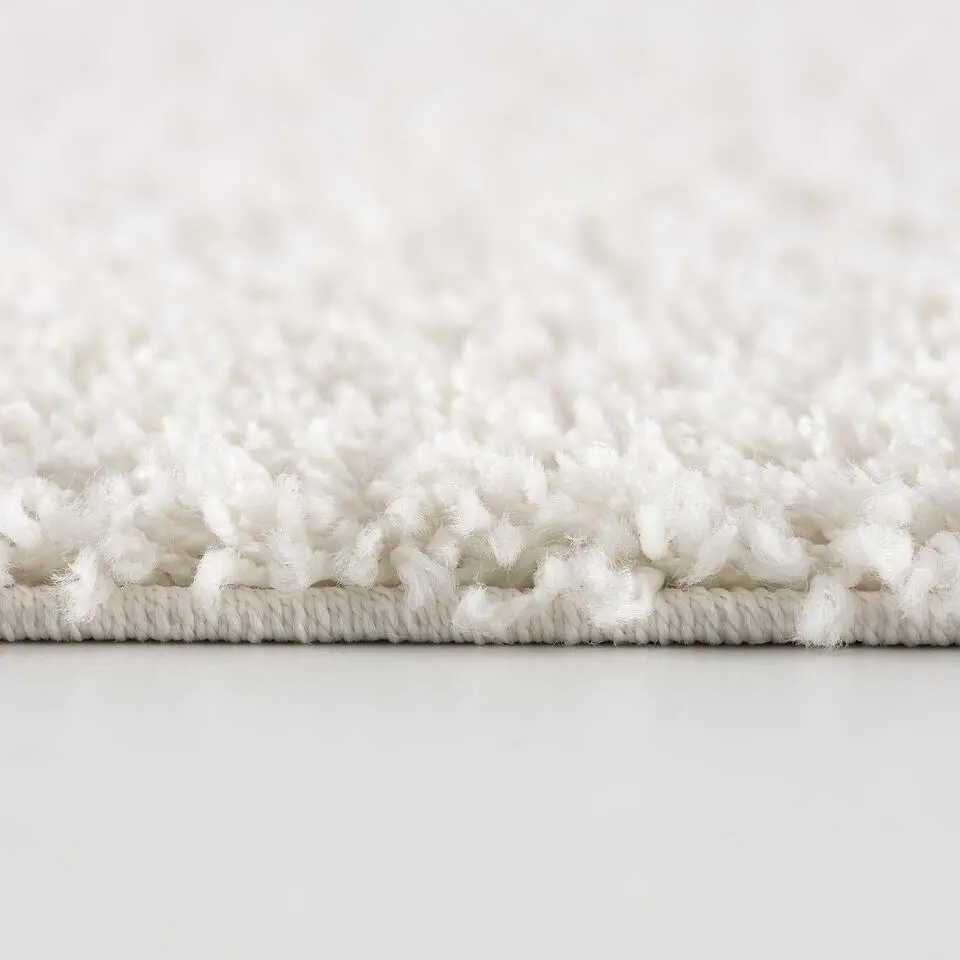 Loca Shaggy Vloerkleed Creme Hoogpolig - 140x200 CM