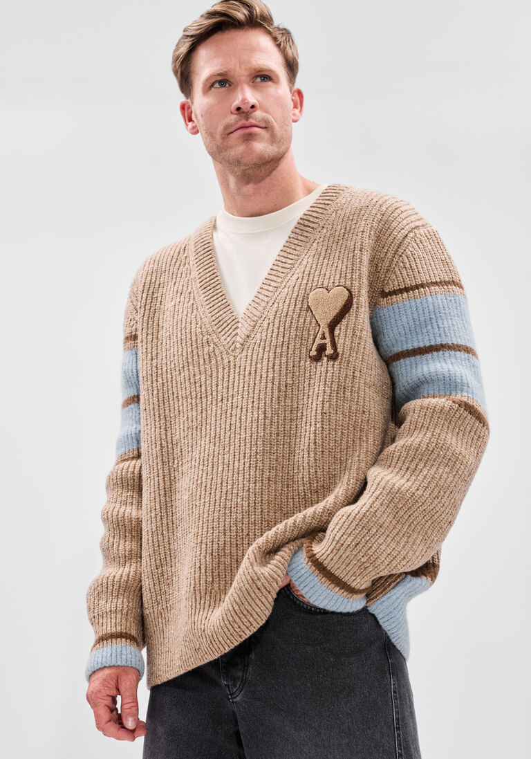 beige ami paris trui college sweater