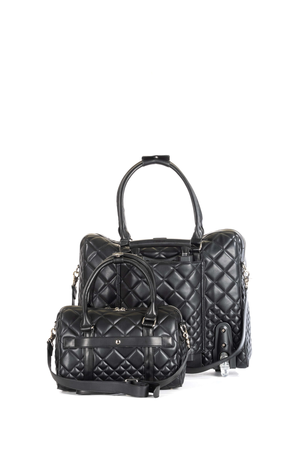 Olivia Lauren Black Night Trolley + Handtas Set Black