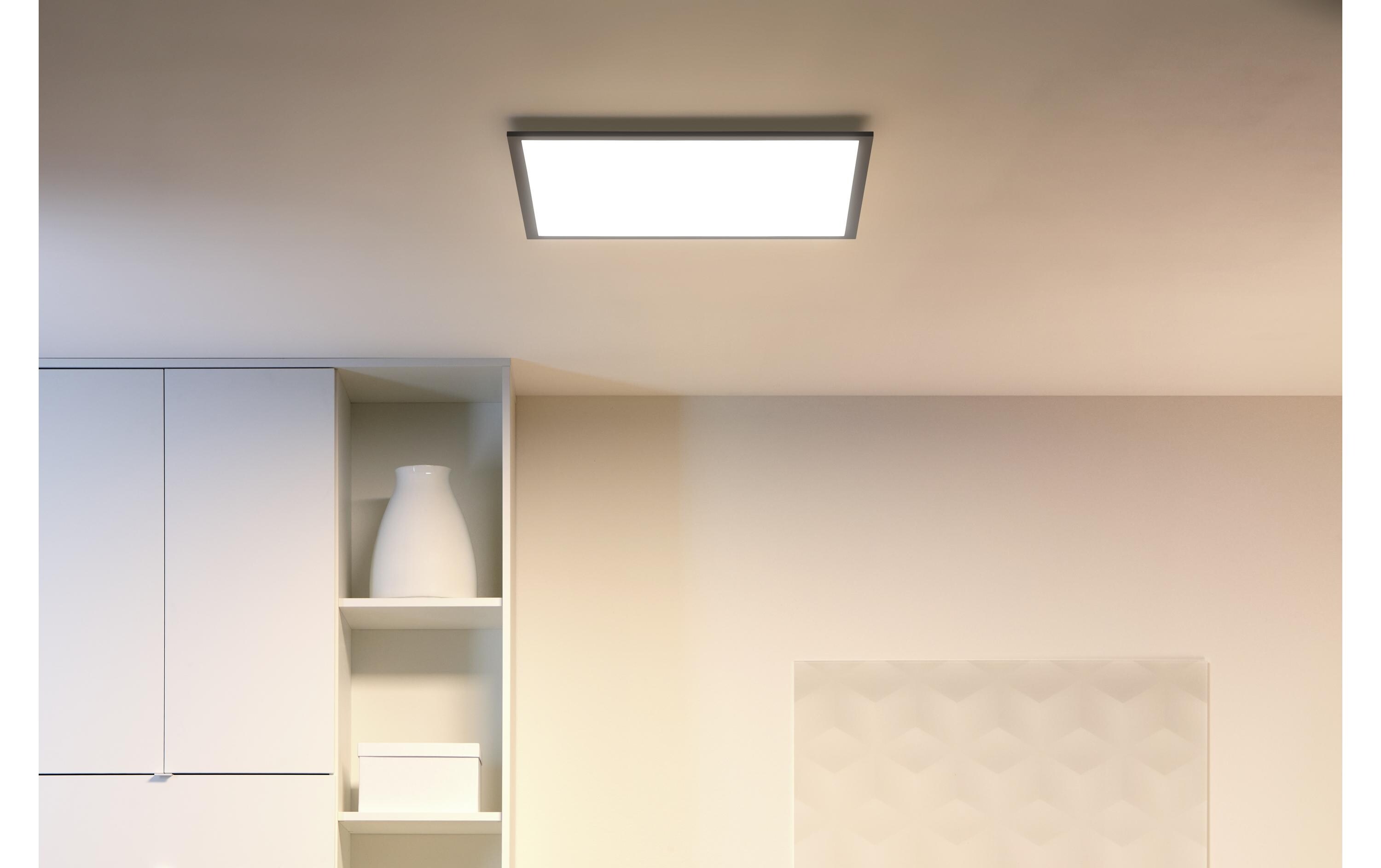 LED-Panel Ceiling SQ, 36 W, 2700- 6500 K, Schwarz<br>LED Panelleuchte