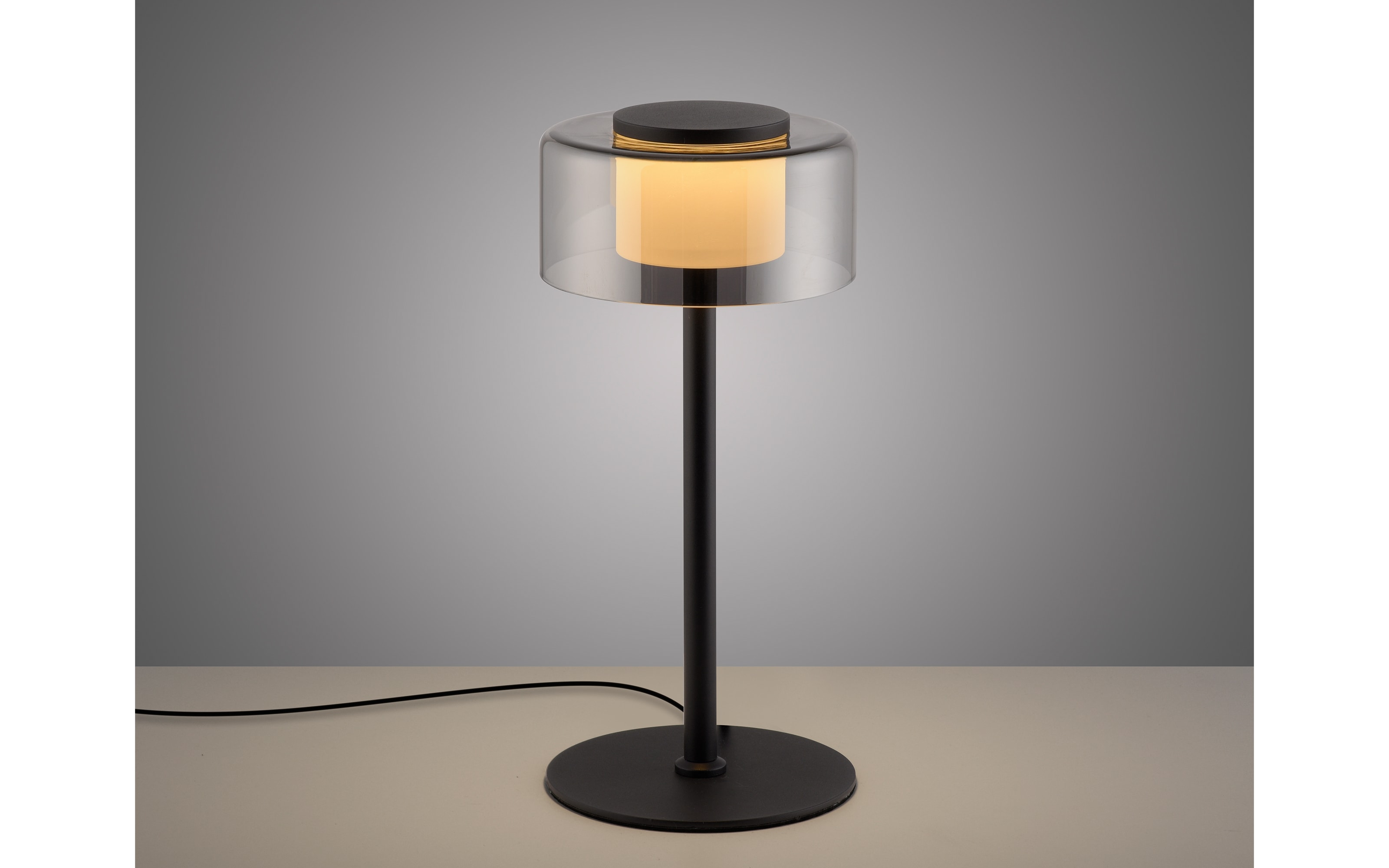LED-Tischleuchte schwarz, inkl. Dimmfunktion